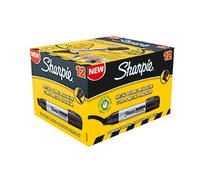Sharpie S0949850 Metal Barrel Magnum large Chisel Black Pack of 12