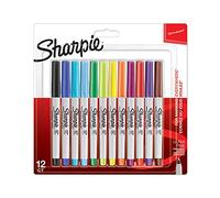 Sharpie Ultra Fine Permanent Marker - Assorted Colours (Pack of 12)