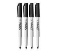 Sharpie Ultra Fine Point Permanent Marker Pens - Black Ink - Pack of 4