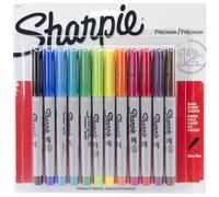 Sharpie Ultra Fine Point Permanent Markers 12/Pkg-Assorted Colors