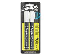 Sharpie Chalk Markers | Wet Erase Chalk Pens | White | 2 Count