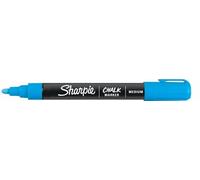 Sharpie Whiteboard Chalk Writing Marker Wet Erase Pens Medium Thick Tips Blue Ink 1 Count (Blue)