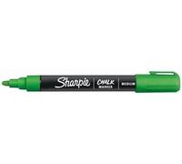 Sharpie Whiteboard Chalk Writing Marker Wet Erase Pens Medium Thick Tips Green Ink 1 Count (Green)