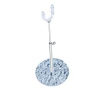 Sharplace 1/12 BJD Doll Stand Accessories with Stable Base Sturdy Durability Multipurpose Practical Portable Adjustable Height Support, transparent