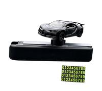 Sharplace 1/64 Car Model Auto Interior Accessories Birthday Gift Decorative Dynamic Car Dashboard Decoration Center Decor, Black