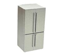 Sharplace 1/64 Miniature Freezer Dollhouse Furniture Fridge Kitchen Appliance Educational Accessories Refrigerator Miniature Furniture, Four Doors