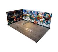 Sharplace 1/64 Parking Lot Model,Model Car Display Case,Scenic Diorama Display,Vehicle Scene Display,Car Park Model,Parking Space Model