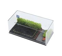 Sharplace 1/64 Vehicle Model Display Case Parking Lot Scene Diecast Car Diorama Display Case Dustproof Cover for Alloy Car Tiny Figures, Green Flower Shrub