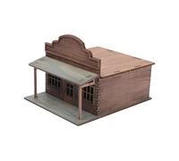 Sharplace 1/72 Town Building Model Kit, 3D Wooden Puzzles for Adults, DIY Diorama, Micro Landscape Sand Table Architecture Model, Bakery