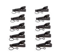 Sharplace 10 Pack Mini Type Hold Shock Lapel Mic Clamp Replacement Kit 10mm Diameter for Headset s