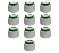 Sharplace 10 Pcs Aquarium Plant Fixing Rings, Stable Ceramic Plant Holder for Aquarium Decoration, with Sponge