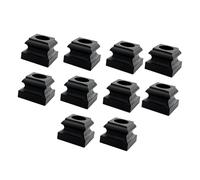 Sharplace 10 Pieces Baluster Shoes Decorative Accessories Stair Spindle Connectors Spindle Shoes for Balcony Courtyard Shopping Malls