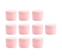 Sharplace 10 Pieces Empty Storage Box for Makeup Cream Gel Jars, Base Box, Cosmetic Box, Sub Bottles, with Lid, Pink-20g, as described