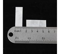 Sharplace 10 Pieces of Inlay Material, White, Mother-of-Pearl, Blank Shells, 36 X 12 X 1.0mm