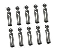 Sharplace 10 Pieces Umbrella Tail Beads Umbrella Bone Covers Repairing Replace Components Accessories Easy Installation Lightweight, 1.57cmx0.22cm