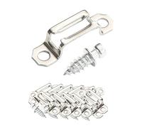 Sharplace 100 Pieces Invisible Connector Screw Fasteners 2 in 1 Hidden Connectors Cabinet Hinge Assembly Furniture Hardware Accessories, Full