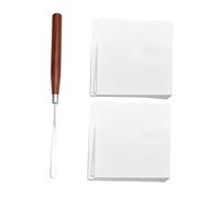 Sharplace 100 Pieces Portable Nail Polish Palette Paper, Makeup Mixing Palettes, Nail Art Manicure Mixing Tool for Gel Makeup