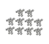 Sharplace 100Pcs Pigeon Leg Rings Identifying Bands Training Identify Poultry Supplies Bird Management Tool Dove Leg Rings for Poultry, gray