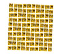 Sharplace 100x Aluminium Pigeon Leg Rings 2026 Poultry Supplies Reusable Identify Pigeon Bands Dove Leg Rings for Quail Poultry Chicks, Light Yellow UK