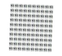 Sharplace 100x Aluminium Pigeon Leg Rings 2026 Poultry Supplies Reusable Identify Pigeon Bands Dove Leg Rings for Quail Poultry Chicks, White France