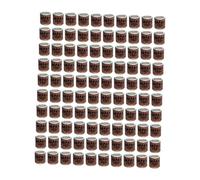 Sharplace 100x Aluminium Pigeon Leg Rings 2026 Poultry Supplies Reusable Identify Pigeon Bands Dove Leg Rings for Quail Poultry Chicks, Coffee Colored Japan