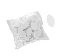 Sharplace 100x Eye Shaped Practice Sponges Eyelash Extension Sponge for Beginners Makeup False Eyelash Pads, White