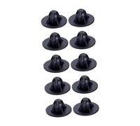 Sharplace 10Pcs Moon Chair Foot Covers,Camping Chair Leg Foot Protectors,Anti Sinking Easy Install End Cap for Courtyard Outside, 15 mm