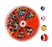 Sharplace 135x Fishing Eggs Kits Floating Plastic Round saltwater and freshwater Fishes Tackles
