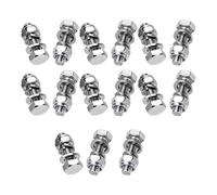 Sharplace 15 Pieces M8 x 20mm Hexagonal Screws Hex Screws Assortments Mounting Bolts and Nuts for Indoor Outdoor Automotive Repairing