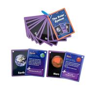 Sharplace 15 Pieces Solar System Flash Cards Pocket Card for Kids Solar System Learning Game for Storytelling Prop Memory Games Cosplay