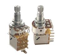 Sharplace 2 Pieces 18mm Guitar Potentiometers Split Shaft Accessory, A25K, as described