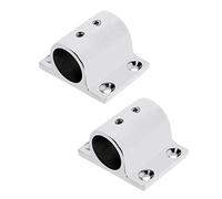 Sharplace 2 Pieces 316 Stainless Steel Marine Boat Hand Rail Fitting 90 Degree Stanchion Rectangle 25mm Tube