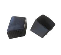 Sharplace 2 Pieces Anti Slip Foot Pad Ladder Rubber Ends Covers Thickened Design for Stable Footing and Suitable for Household, Black, 25x38 Regular 2pcs