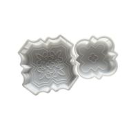 Sharplace 2 Pieces Concrete Brick Molding Form DIY Template Lightweight Reusable for Outdoor Lawn Park Versatile