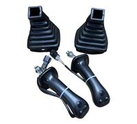 Sharplace 2 Pieces Excavator Joystick Lever with Sleeve Assembly Joysticks Controller Part with Joystick Dust Cover