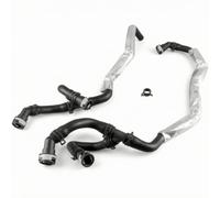 Sharplace 2 Pieces Heater Hose Assembly Climate Control Hose Coolant Line Heater Core Inlet Outlet with Thermal Barrier Rubber Composition Tool Suitable for car Repair Garage Service DIY Work