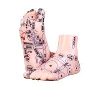 Sharplace 2 Pieces Human Foot Models for Medical Teaching Clear Words Learning Tool Easy to Carry Supplies Practical Foot Massage Model