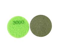 Sharplace 2 Pieces Polishing Puck Polishing Pad Sponge Fiber 2inch 50mm Portable Concrete Sanding Disc for Marble Floor, 3000 Mesh