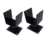 Sharplace 2 Pieces Post Tie Bracket Post Anchor Connector Easily Install Hardware Anchor Inside Mount Bracket for Deck Base