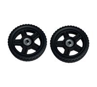 Sharplace 2 Pieces PVC Lawnmower Wheels Wear Resistant Repair Parts Easy to Install Replace 6 inch Tires High Performance Multipurpose