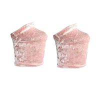 Sharplace 2 Pieces Shoe Covers Velvet Pole Dance Shoe Protectors Anti Scratch Stripper Shoe Grip Sleeves Wear Resistant Suitable for Women Training Performance, Pink XXL