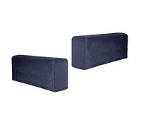 Sharplace 2 Pieces Sofa Armrest Cover Removable Non-Slip Protector Stretch Polyester Slipcover for Protecting Couch Arm Suitable for Families Shops Homes, Navy