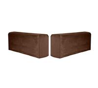 Sharplace 2 Pieces Sofa Armrest Cover Removable Non-Slip Protector Stretch Polyester Slipcover for Protecting Couch Arm Suitable for Families Shops Homes, Khaki