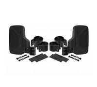 Sharplace 2 Pieces Vehicle Side Mirror UTV Side Mirror Assembly Mirror Pair Roll Cage Mirror Glass Mirror With PP Case suitable for trail adventures utility chores ranch use