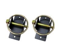 Sharplace 2 Pieces Water Bucket Hooks Horse feed Bucket Holder with Pin Steel Wall Mount Bracket Stable Accessories for Equestrian Barn