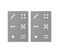Sharplace 2 Sheet Welding Coupons, Mild Steel Sheet, Professional 24 Blocks, Welding Practice Coupons Training Plates for Beginners