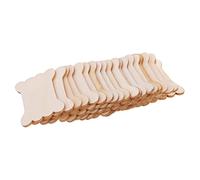 Sharplace 20 Pieces Wooden Blank Cardboard Floss Bobbins Embroidery Cotton Thread Fishing Line Organizer Holder Board