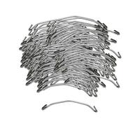 Sharplace 200 Pieces Feeding Trough Hooks, Fixed Hooks, for Breeding Equipment, for Chicken and Duck Cages for Bird Cages