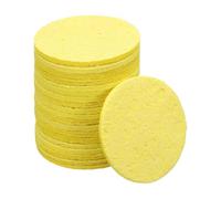Sharplace 20Pcs Soldering Sponge Soldering Tip Cleaners Thickened 2 inch Welding Head Cleaning Pads Welding Clean Pads Round Sponge