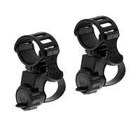 Sharplace 2Pcs 360° Rotating Bike Handlebar Mount Flashlight Torch Clip Holder Grip Bracket